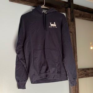 warm hooded nantucket surf club sweatshirt